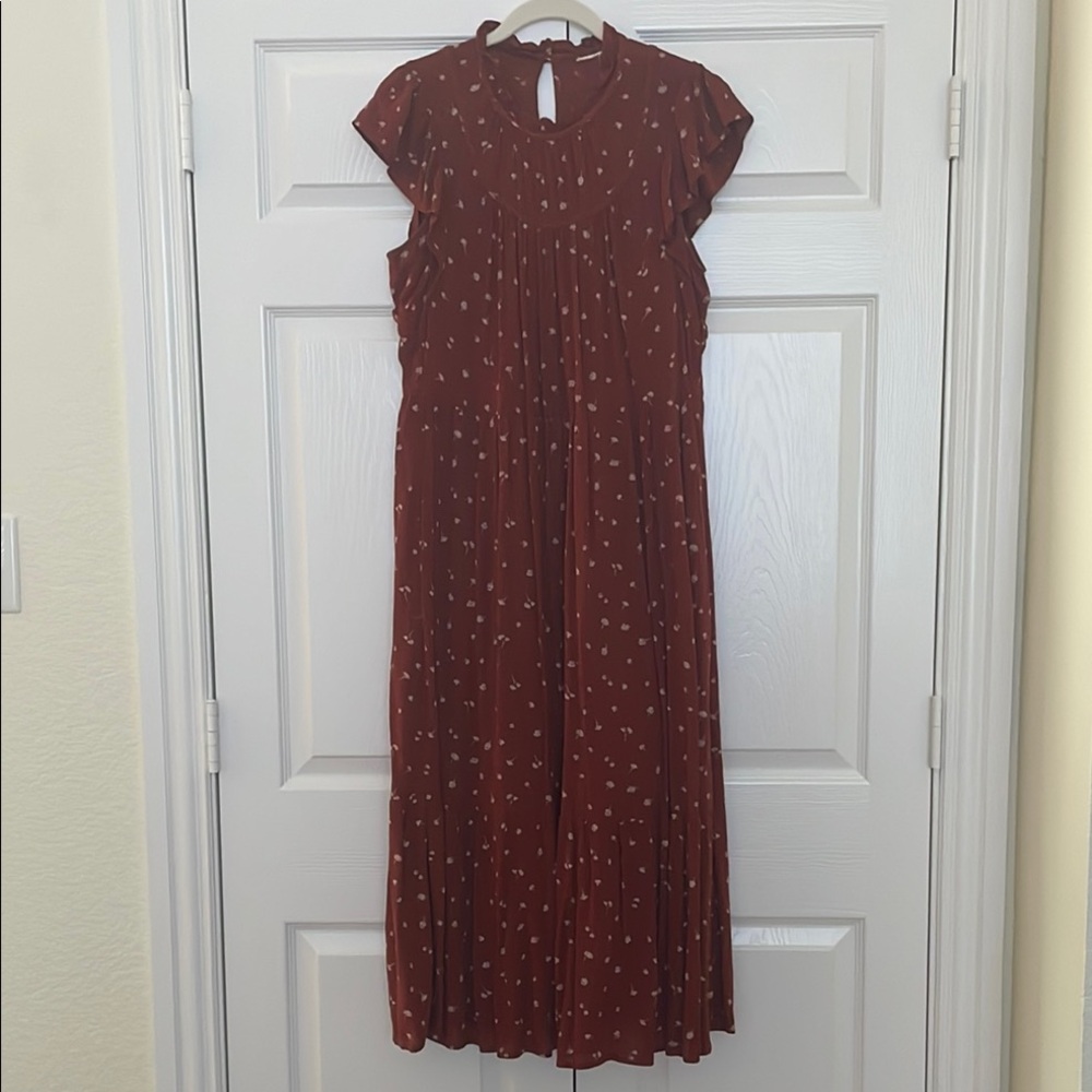 Red Floral Dress